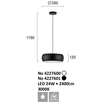 Люстра Viokef Sali 4227601-2