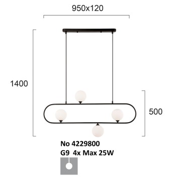 Люстра Viokef Fancy 4229800-3