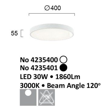 Светильник потолочный Viokef Madison 4235400-2