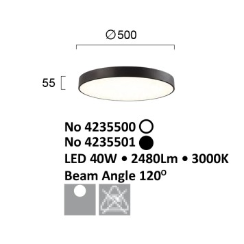 Светильник потолочный Viokef Madison 4235501-2