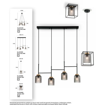 Светильник потолочный Viokef Zac 4246900-3