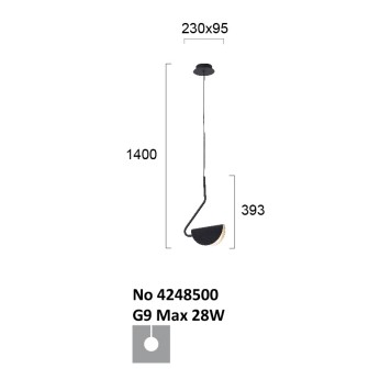 Люстра Viokef Ada 4248500-2