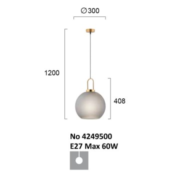 Люстра Viokef Doria 4249500-1
