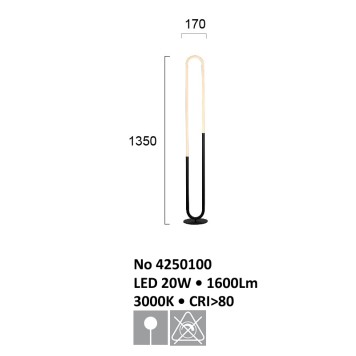 Торшер Viokef Giritondo 4250100-3