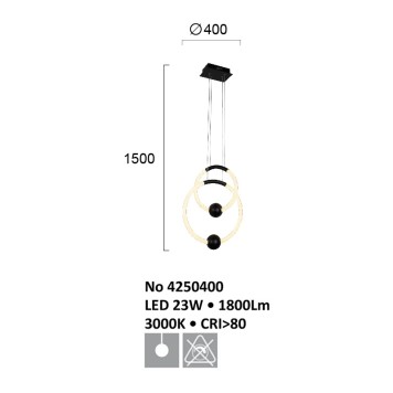 Люстра Viokef Giritondo 4250400-2