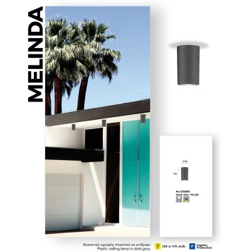 Уличный потолочный светильник Viokef Melinda 4256800-1