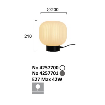 Лампа настольная Viokef Astor 4257700-2