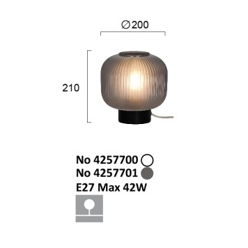 Лампа настольная Viokef Astor 4257701-1