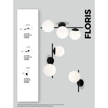 Бра Viokef Floris 4260100-2