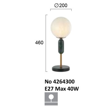 Лампа настольная Viokef Polly 4264300-3