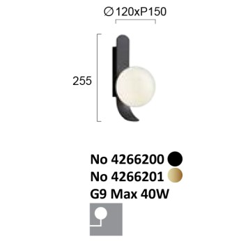 Бра Viokef Polina 4266200-2