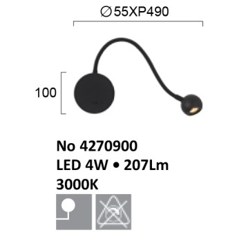 Бра Viokef Sebastian 4270900-3