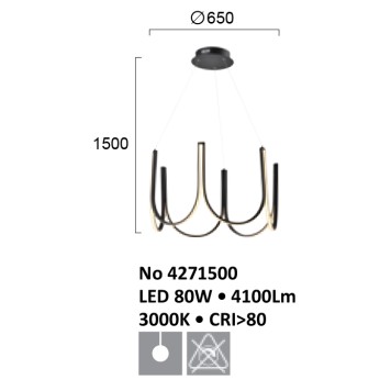 Люстра Viokef Globus 4271500-4
