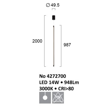 Люстра Viokef Speed 4272700-2