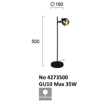 Лампа настольная Viokef Ringo 4273500-2