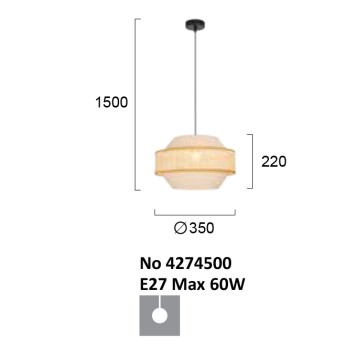 Люстра Viokef Erica 4274500-4