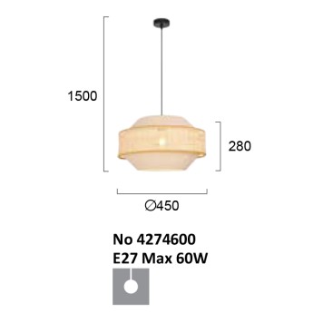 Люстра Viokef Erica 4274600-3