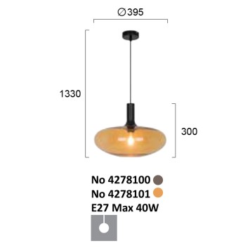 Люстра Viokef Convex 4278100-2