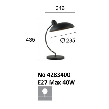 Лампа настольная Viokef Themis 4283400-2