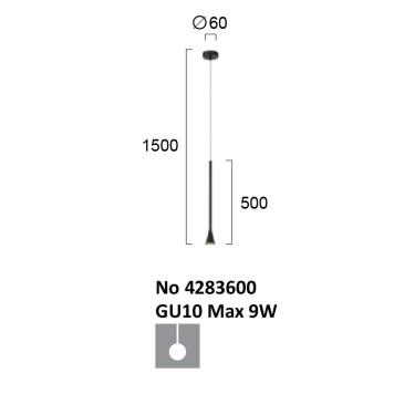Люстра Viokef Melody 4283600-4