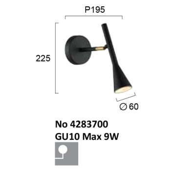 Спот Viokef Melody 4283700-3