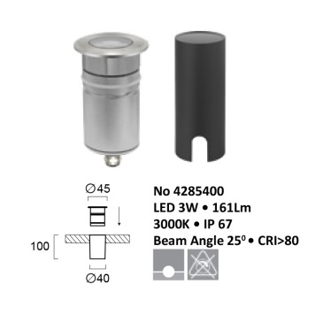 Светильник точечный Viokef Smarte 4285400-1