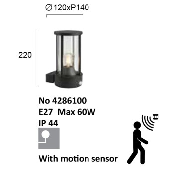 Уличный настенный светильник Viokef Aspen 4286100-2