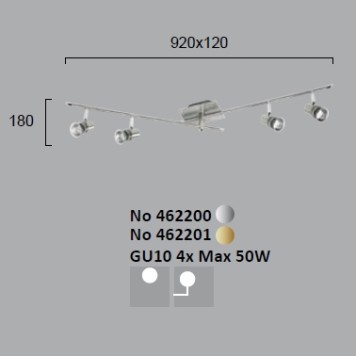 Спот Viokef Cha-Cha 462201-1