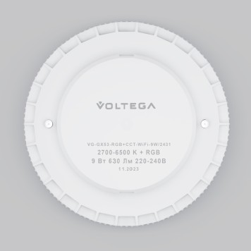 Умная лампа Voltega VG Wi-Fi GX53 9W 630Lm 2700K-6500К (теплый белый-холодный белый) 2431-6