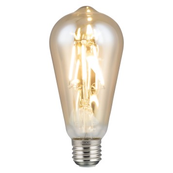 Светодиодная лампа колба Voltega ST64 E27 6W (соответствует 60 Вт) 480Lm 2800К (теплый белый) 5526-2