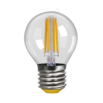 Светодиодная лампа шар Voltega 220V E27 6W (соответствует 60 Вт) 580Lm 2800K (теплый белый) 7023-1