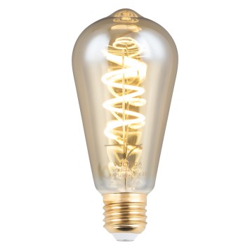 Диммируемая светодиодная лампа колба Voltega E27 4W (соответствует 60 Вт) 300Lm 2000К (желтый) 7077-1