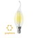 Светодиодная лампа графеновая свеча на ветру Voltega 220V E14 6.5W (соответствует 90 Вт) 840Lm 2800K (теплый белый) 7132