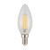 Диммируемая светодиодная лампа филаментная свеча Voltega 220V E14 5W (соответствует 50 Вт) 400Lm 3000K (теплый белый) 8460