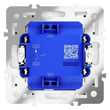 Выключатель 1-клавишный Voltum S70 02 VLS010102-2