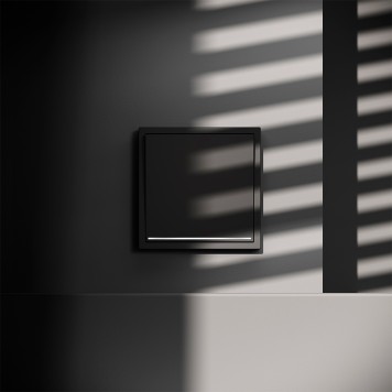 Выключатель 1-клавишный с подсветкой Voltum S70 08 VLS010208-2