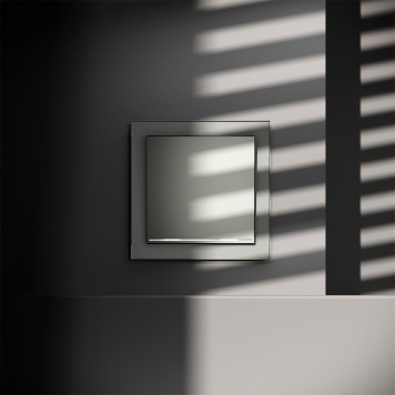 Выключатель 1-клавишный проходной с подсветкой Voltum S70 05 VLS010405-2