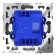 Выключатель 1-клавишный проходной с подсветкой Voltum S70 07 VLS010407