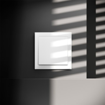 Выключатель 1-клавишный с самовозвратом Voltum S70 02 VLS010602-2