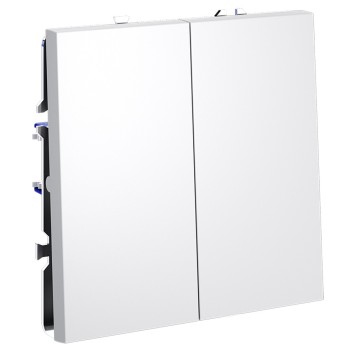 Выключатель 2-клавишный Voltum S70 02 VLS020102