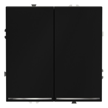 Выключатель 2-клавишный с подсветкой Voltum S70 08 VLS020208-2