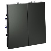 Выключатель 2-клавишный с самовозвратом Voltum S70 06 VLS020606