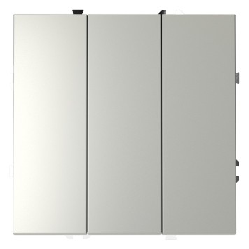 Выключатель 3-клавишный Voltum S70 05 VLS030105-1