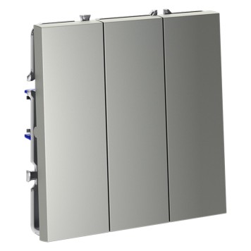 Выключатель 3-клавишный Voltum S70 05 VLS030105