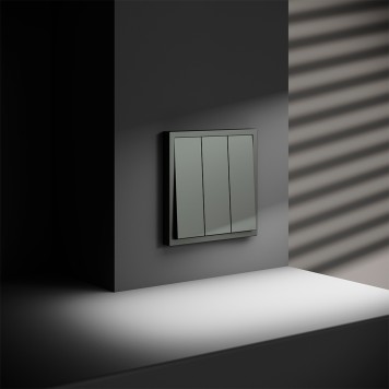 Выключатель 3-клавишный Voltum S70 06 VLS030106-2