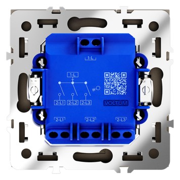 Выключатель 3-клавишный Voltum S70 06 VLS030106-4