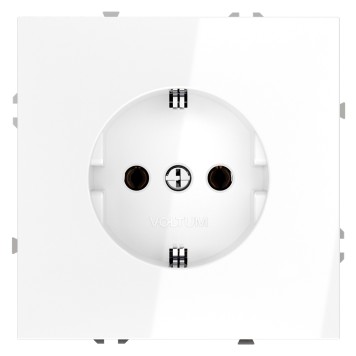Розетка с заземлением Voltum S70 01 VLS040101-4