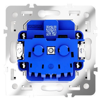 Розетка с заземлением Voltum S70 01 VLS040101-5