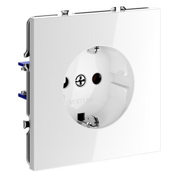 Розетка с заземлением Voltum S70 01 VLS040101