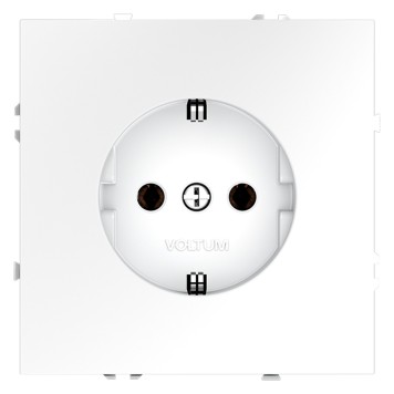 Розетка с заземлением Voltum S70 02 VLS040102-1